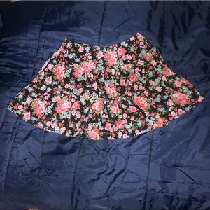 18 1/2 Plus Size Girls Layered Floral Skirt (B11)